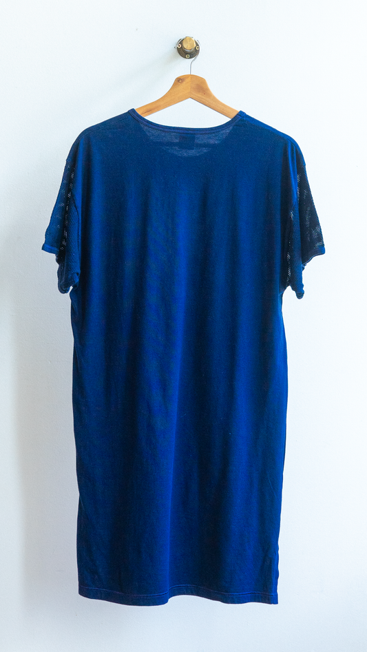 navy 90s seafish nightgown