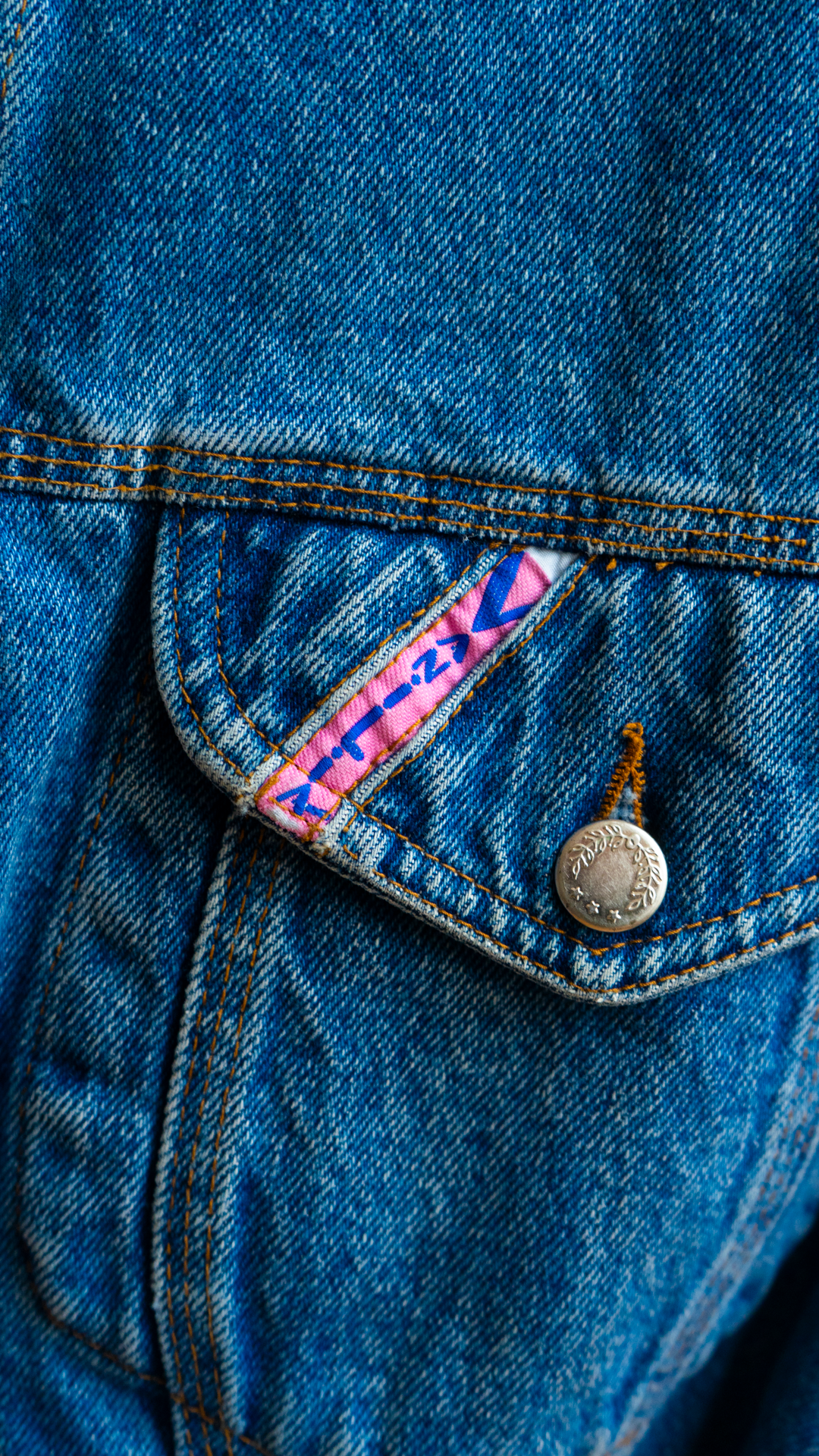 "Baby" Cropped Jeans Jacket