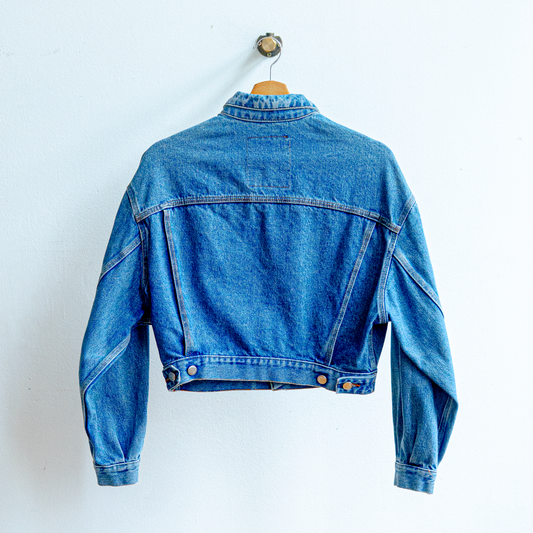 "Baby" Cropped Jeans Jacket