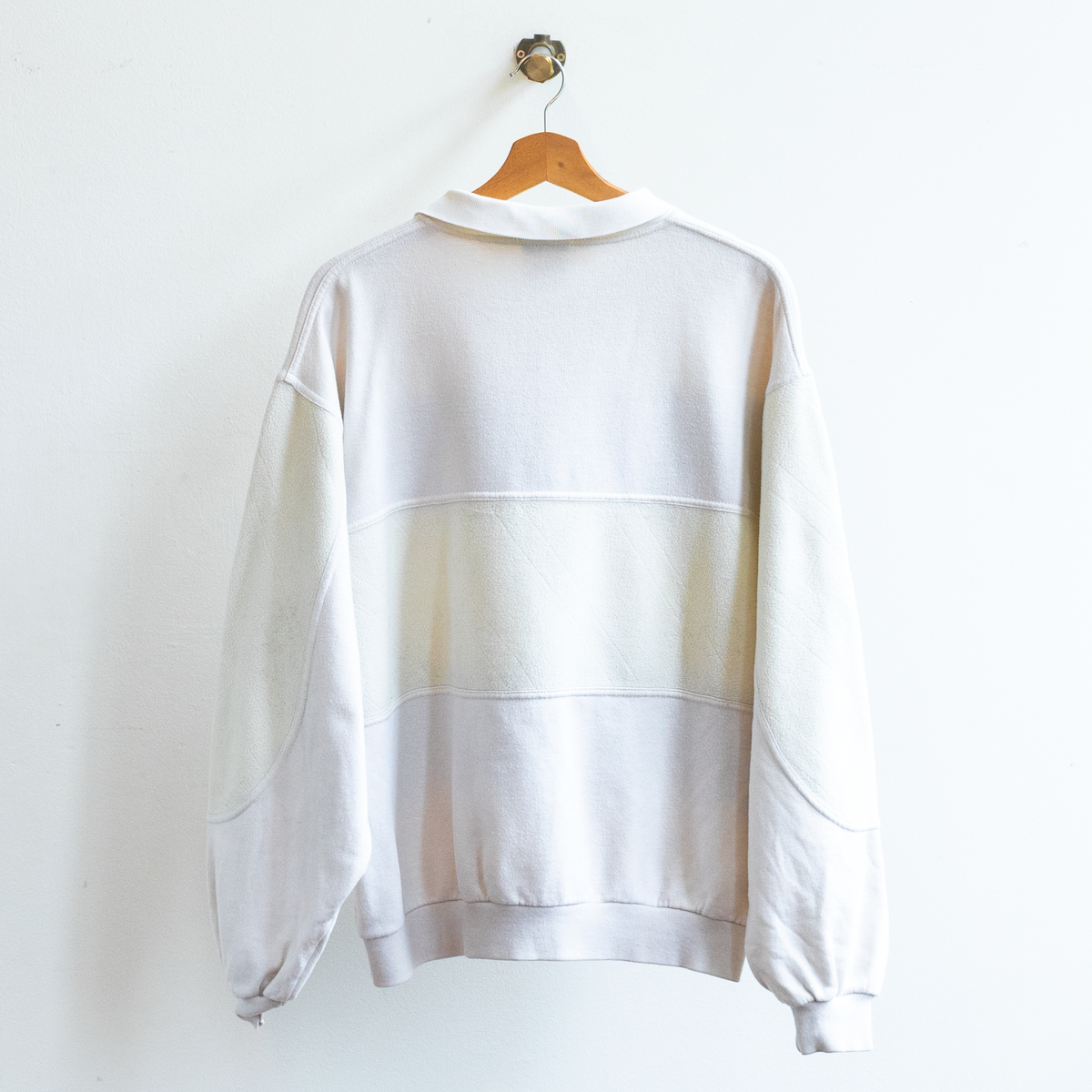 80s White Lotto Outdoor Indie Fleece Sweater