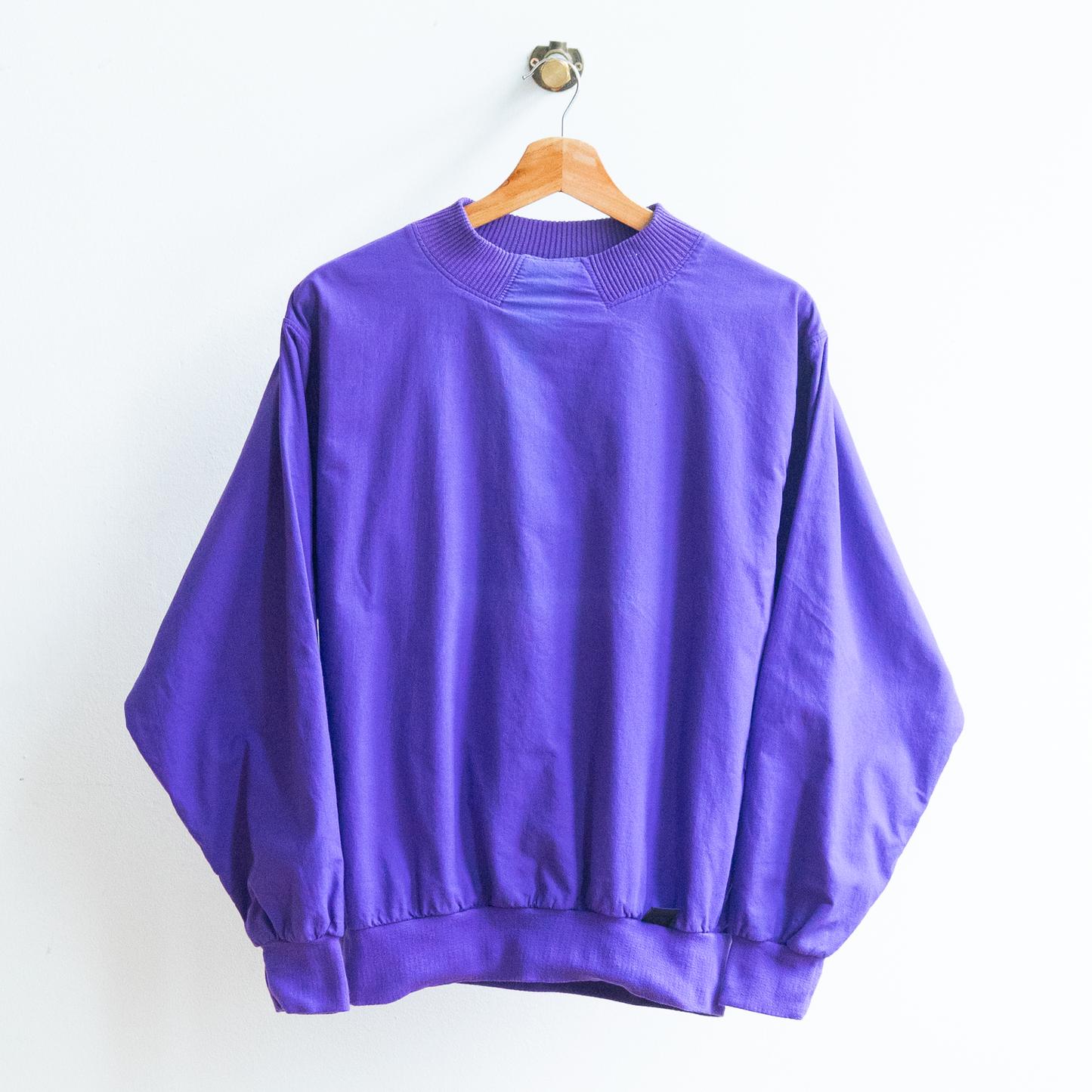 purple 80s pullover