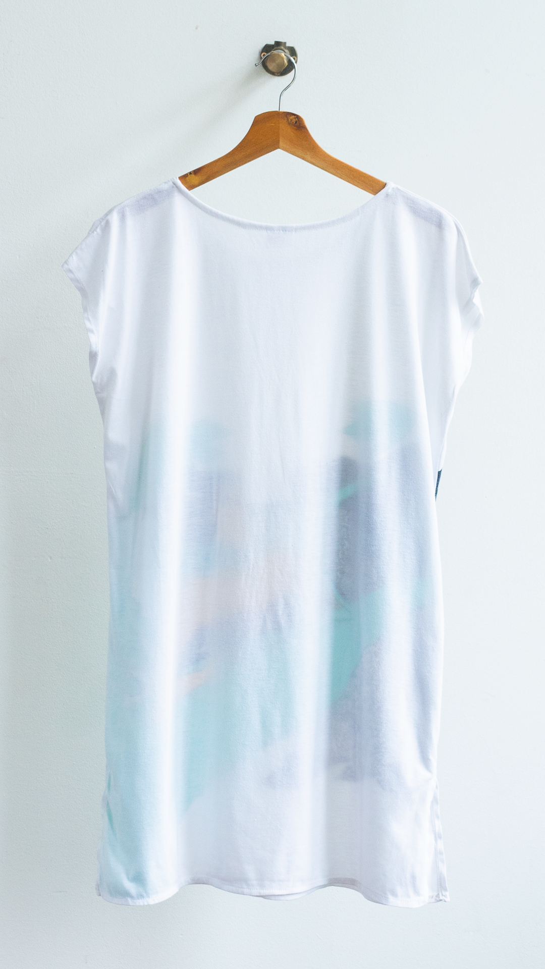 tweedehands oversized witte slaap t-shirt Fresh Vintage