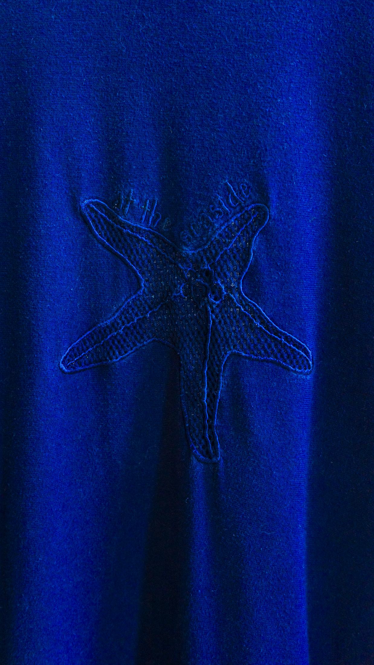 secondhand dark blue nightgown starfish