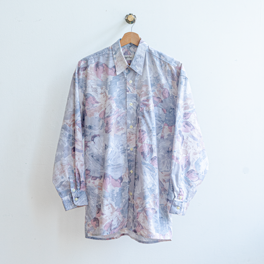 Grey Flower Shirt
