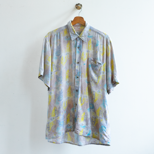 vintage shirt spring colors 80s