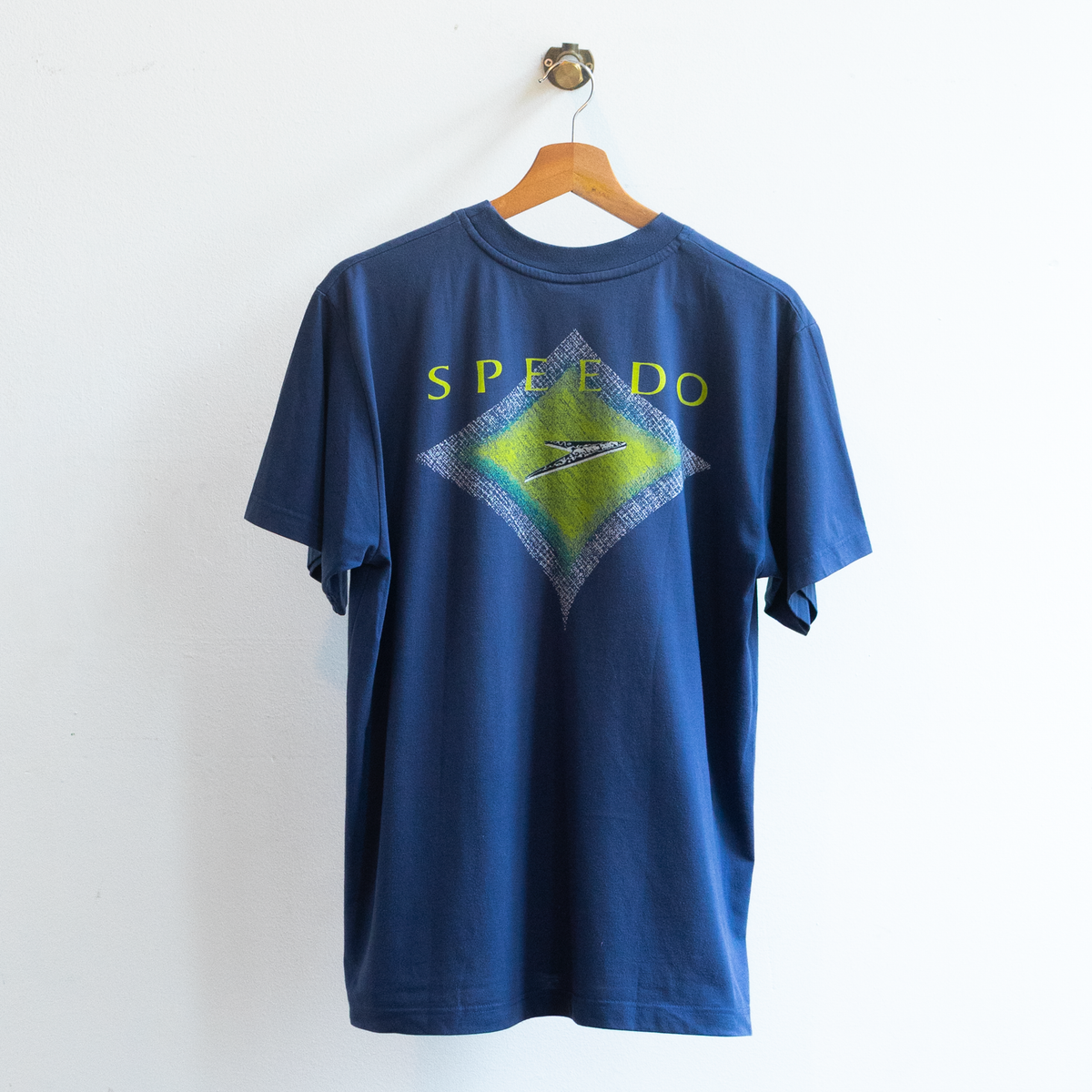 90s blue speedo t-shirt with short sleeves