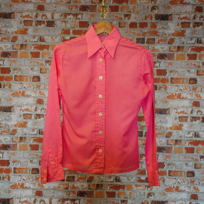 soft-pink-secondhand-blouse-on-hanger-front