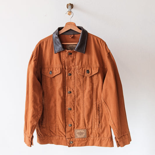 bruine-vintage-jeansjas