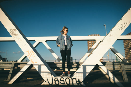 Soft Edge Oversized Jeans Jacket