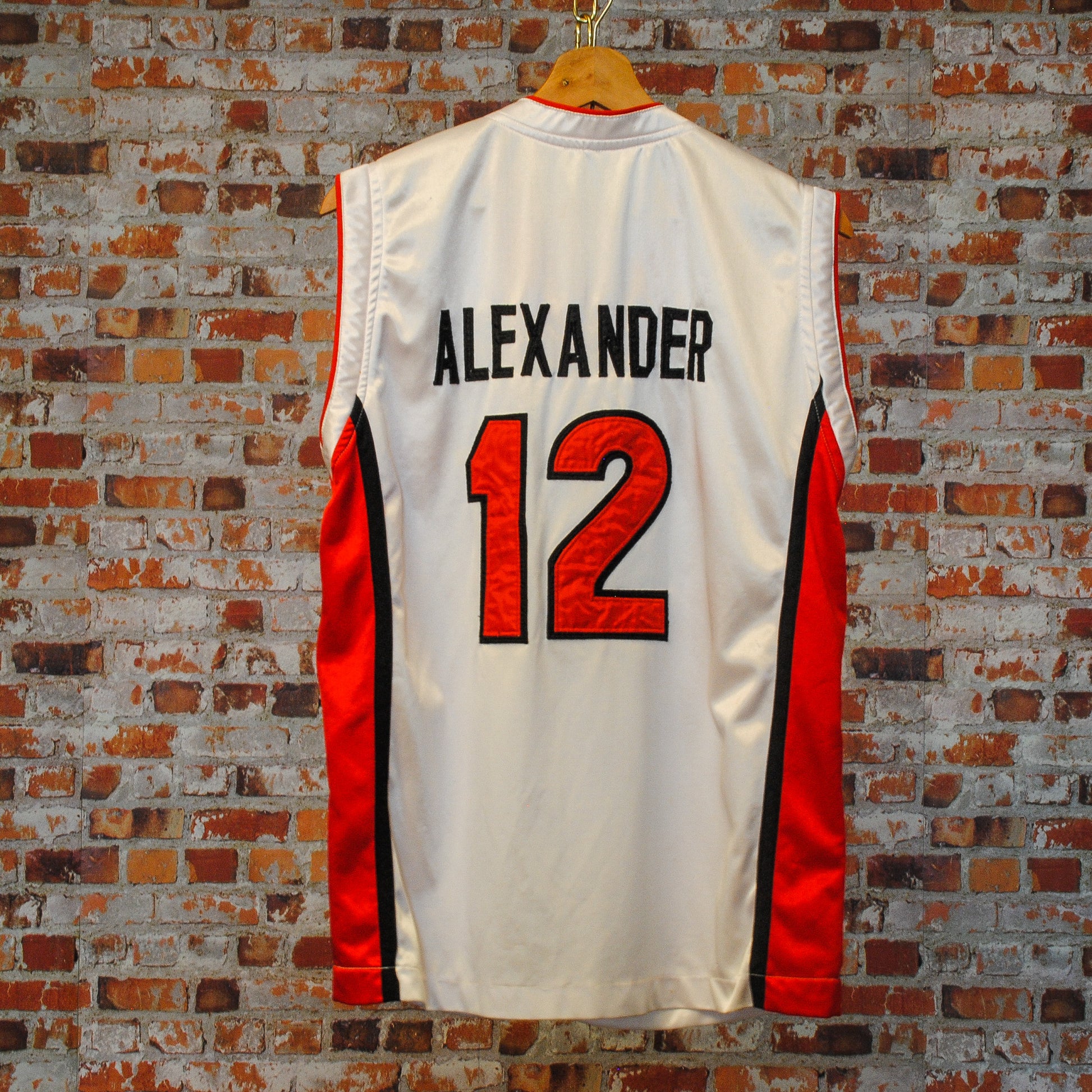 fresh-vintage-red-and-white-basketball-jersey-alexander-number-12-back